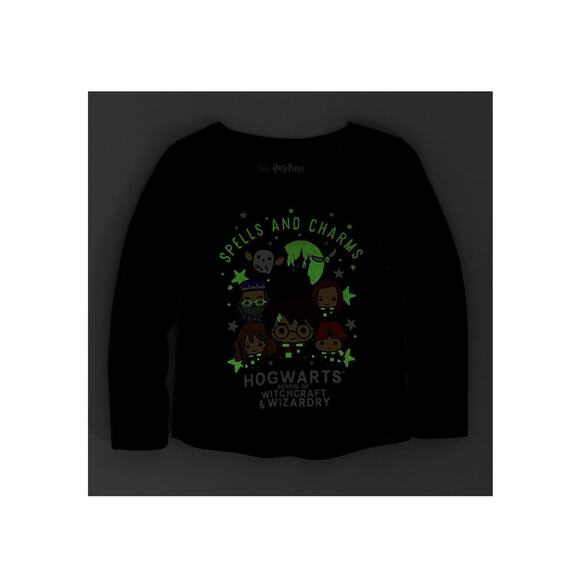 Harry Potter Hogworts School Of Witchcraft And Wizardry Top Size L 10/12 - Picture 2 of 6